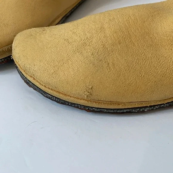 Vintage 70s OOAK Handmade Bald Mountain Moccasins Ankle Boot Renn Faire Festival - Picture 14 of 15